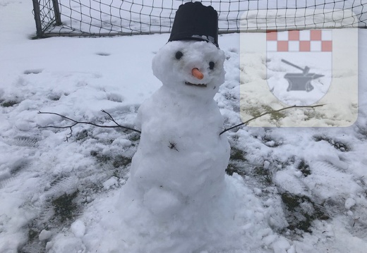 Schmißberger bauen Schneekunstwerke im Januar 2021