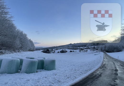 Schnee in Schmißberg Januar 2022