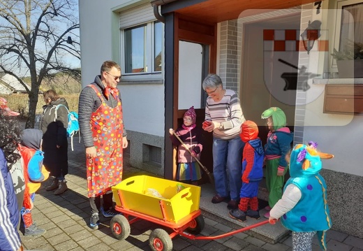 Eiersammeln an Rosenmontag Februar 2023